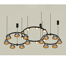Комплект подвесного светильника Ambrella Light Techno Ring XR92092000 (A9209x3, C9242, C9238, C9232, N8145, N8124)