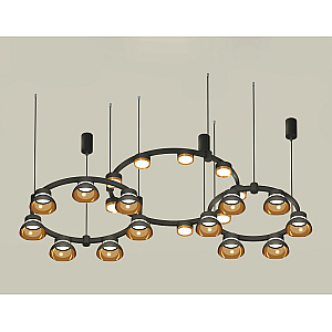 Комплект подвесного светильника Ambrella Light Techno Ring XR92092000 (A9209x3, C9242, C9238, C9232, N8145, N8124)