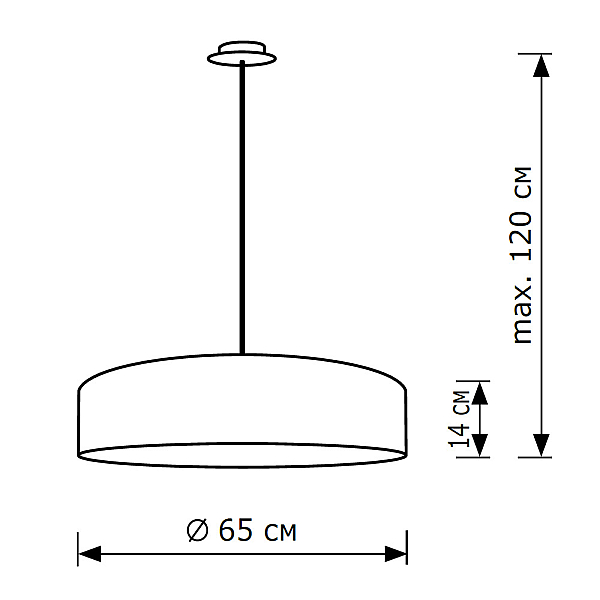 Подвесной светильник LightHall Turdan 65 LH022025