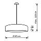 Подвесной светильник LightHall Turdan 65 LH022025