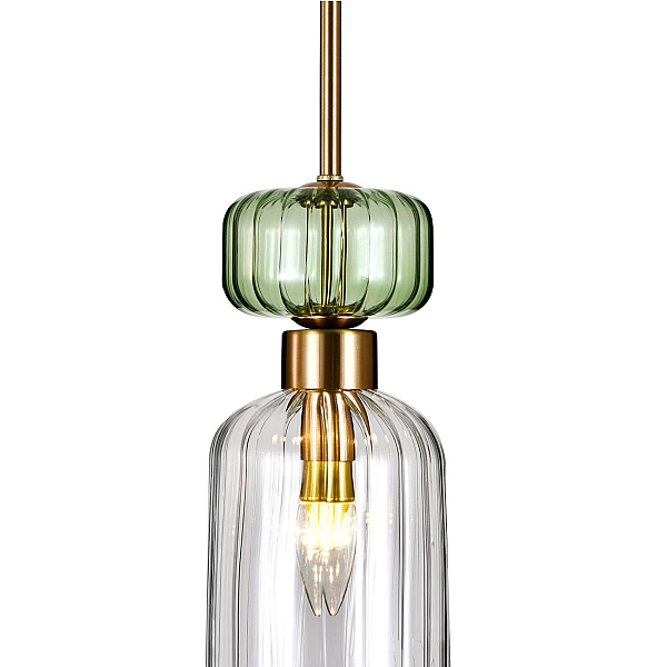 Подвесной светильник Escada GLOSS 1141/1S Green/Clear