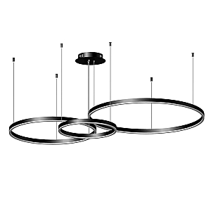 Подвесная люстра Kink Light Тор 08223,19PA(4000K)