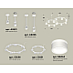 Комплект подвесного светильника Ambrella Light Techno Ring XR92211001 (A9221, A9226, C9236, C9231, N8444)
