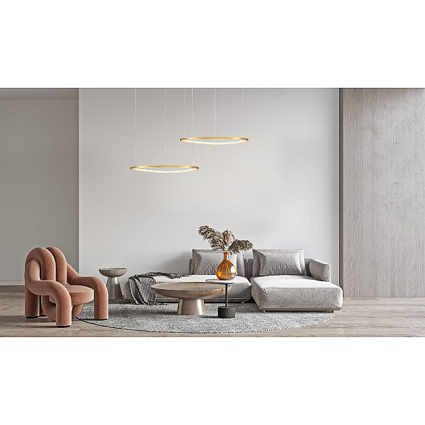 Подвесной светодиодный светильник Maytoni Glint MOD072PL-L28BS3K