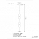 Подвесной светодиодный светильник iLedex Omega 10678P/4-20W-3000K BK-WH