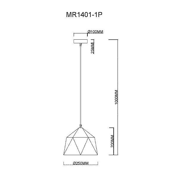 Подвесной светильник MyFar Brigitte MR1401-1P