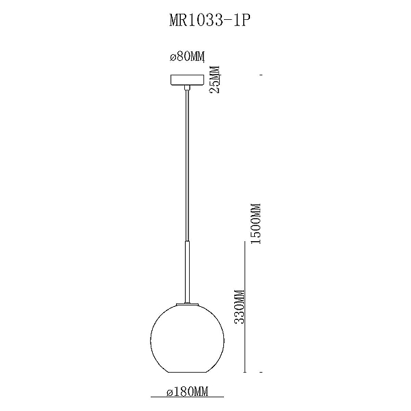 Подвесной светильник MyFar Stiven MR1033-1P
