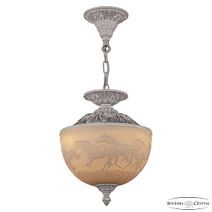 Подвесной светильник Bohemia Ivele Crystal AL7003P/25 WMN Horse