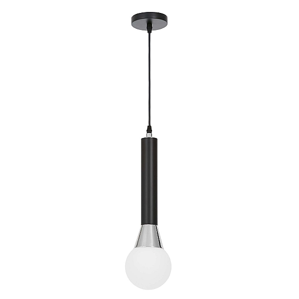 Подвесной светильник Lumina Deco Folino LDP 7012-1B BK+CHR
