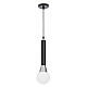 Подвесной светильник Lumina Deco Folino LDP 7012-1B BK+CHR