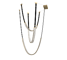 Подвесной светильник Delight Collection MD24083001-3A black/gold