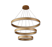 Подвесной светодиодный светильник Crystal Lux MUCHOS SP158W LED D400+600+800 GOLD