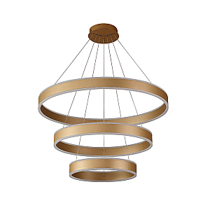 Подвесной светодиодный светильник Crystal Lux MUCHOS SP158W LED D400+600+800 GOLD