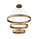 Подвесная светодиодная люстра Crystal Lux MUCHOS SP158W LED GOLD