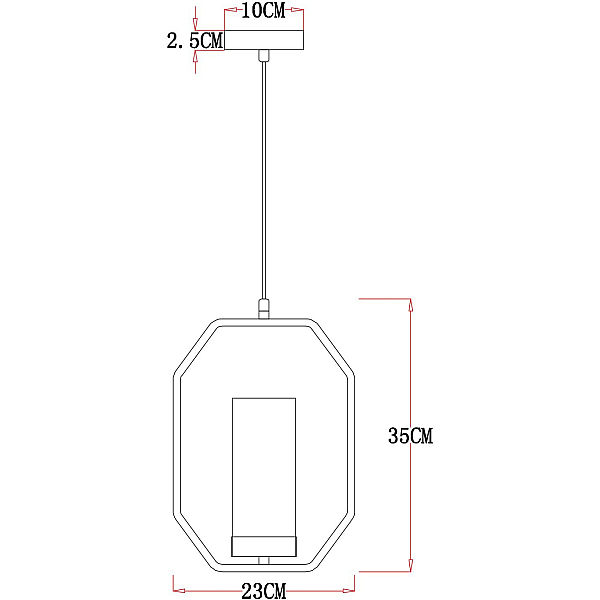 Подвесной светильник Arte Lamp Celaeno A7004SP-1BK