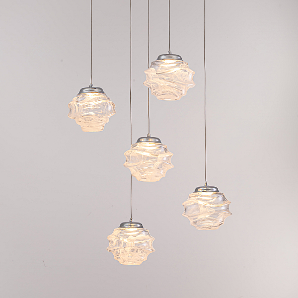 Подвесной светильник Delight Collection MD25030003 MD25030003-5A chrome/clear