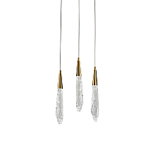 Подвесной светильник Delight Collection OD2438-3 gold/clear