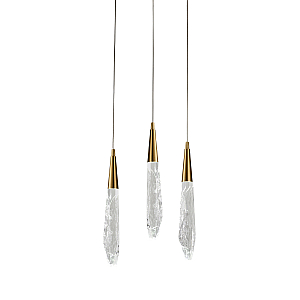 Подвесной светильник Delight Collection OD2438-3 gold/clear