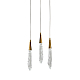 Подвесной светильник Delight Collection OD2438-3 gold/clear