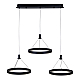 Подвесной светодиодный светильник iLedex Libra D075-3 BK