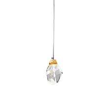 Подвесной светильник Delight Collection Crystal rock II 9701P/1 brass