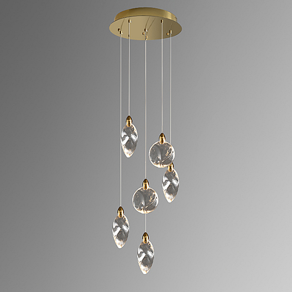 Подвесной светильник Delight Collection Colvin MT9176-6H titanium gold