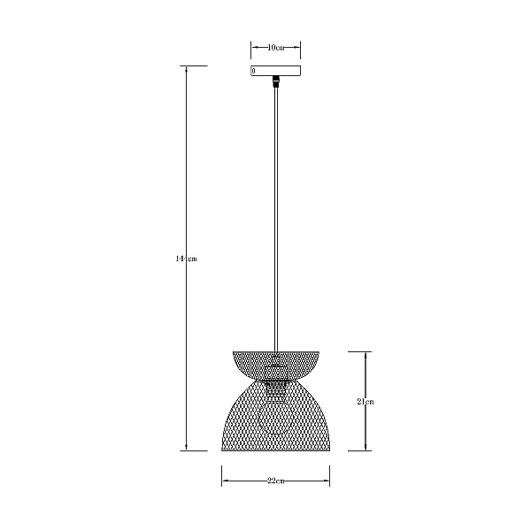 Подвесной светильник Arte Lamp CASTELLO A7065SP-1BK