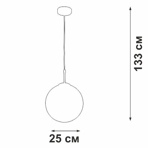 Подвесной светильник Vitaluce V29591-0/1S