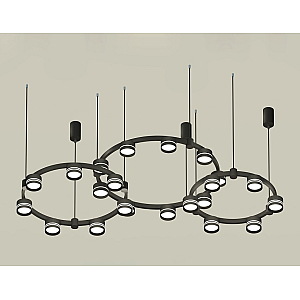 Комплект подвесного светильника Ambrella Light Techno Ring XR92092200 (A9209x3, C9242, C9238, C9232, N8462, N8478)
