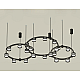 Комплект подвесного светильника Ambrella Light Techno Ring XR92092200 (A9209x3, C9242, C9238, C9232, N8462, N8478)