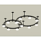 Комплект подвесного светильника Ambrella Light Techno Ring XR92221006 (A9222, A9227, C9238, C9232, N8399)