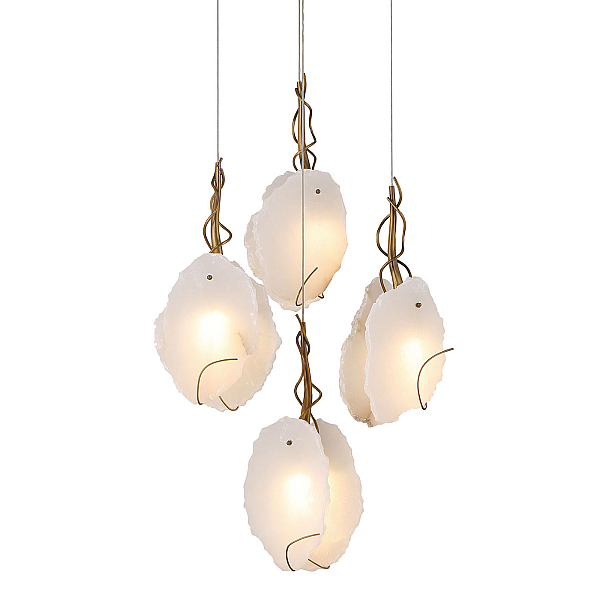 Подвесной светильник Delight Collection RP168421 RP168421-4 matt gold bronze