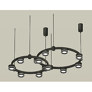 Комплект подвесного светильника Ambrella Light Techno Ring XR92091004 (A9209x2, C9238, C9232, N8434)