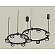 Комплект подвесного светильника Ambrella Light Techno Ring XR92091004 (A9209x2, C9238, C9232, N8434)