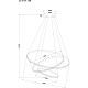 Подвесная светодиодная люстра Arte Lamp Frodo A2197SP-3BK