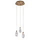 Подвесной светильник Delight Collection OD2439-3 gold/clear