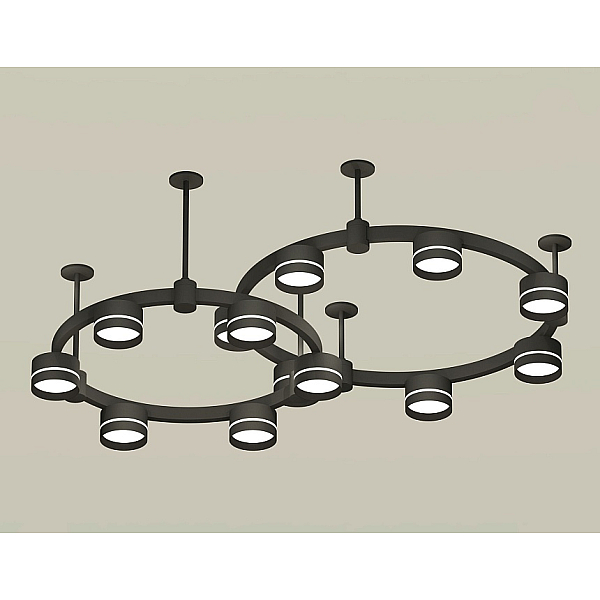 Комплект подвесного светильника Ambrella Light Techno Ring XR92221005 (A9222, A9227, C9238, C9232, N8462)