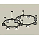 Комплект подвесного светильника Ambrella Light Techno Ring XR92221005 (A9222, A9227, C9238, C9232, N8462)