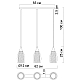 Подвесной светильник Arte Lamp Barry A7951SP-3GO