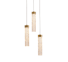 Подвесной светильник Delight Collection MD24030028-3A brass/clear