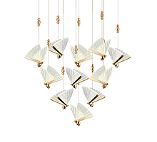 Подвесной светильник Delight Collection Butterfly OM8201008-11 rose gold