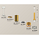 Подвесной светильник Ambrella Light Techno Spot XP8121005 (A2301, A2062x2, C6327x3, A2101, C8121, N8480)