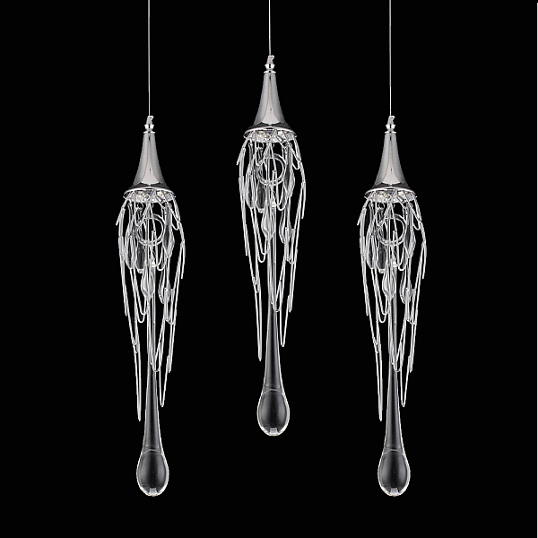 Подвесной светильник Delight Collection Goddess Tears P68009L-3 chrome