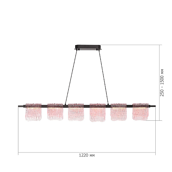 Подвесной светодиодный светильник ST Luce Voile SL6021.403.36