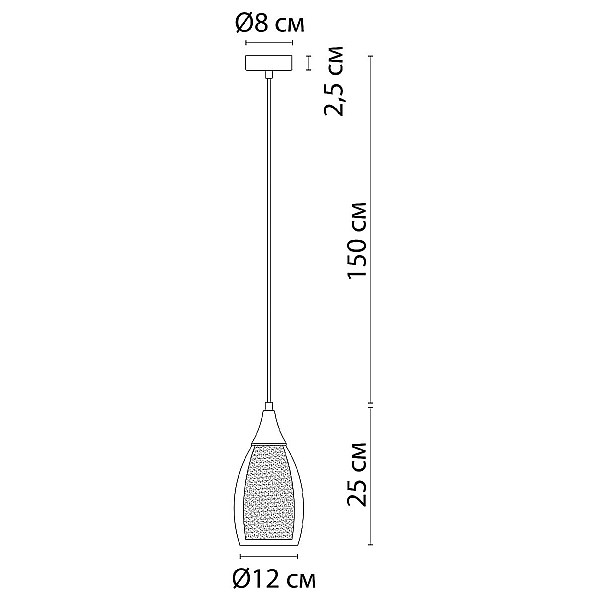 Подвесной светильник Arte Lamp Barry A7951SP-1CC