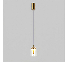 Подвесной светильник Eurosvet Palm 201056/1 LED латунь a072228