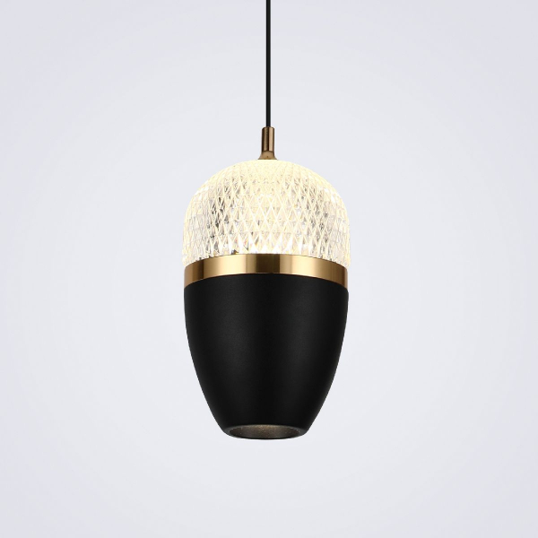 Подвесной светильник LED4U L8754-1 BK Подвесной светильник LED4U L8754-1 BK