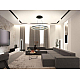 Подвесной светодиодный светильник Natali Kovaltseva Smart Нимбы High-Tech Led Lamps 82048