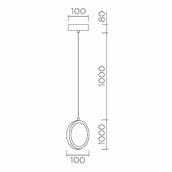 Подвесной светильник LED4U L7108-150 СR Подвесной светильник LED4U L7108-150 СR