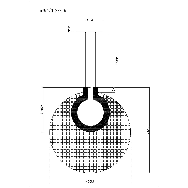 Подвесной светильник Divinare Bilancia 5194/01 SP-15